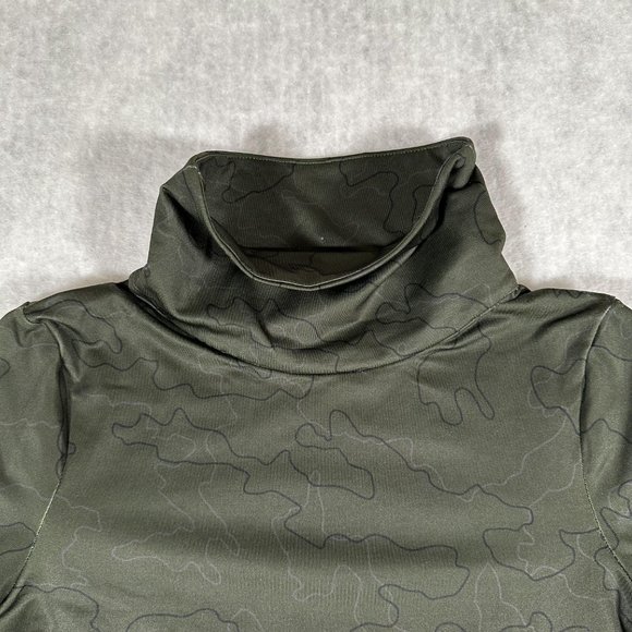 Under Armour Womens Turtleneck Sport Top Loose Fit Size XS Olive Green NWT - Picture 6 of 13